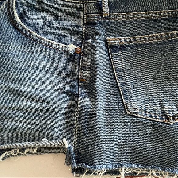 Agolde Parker Swapmeet Jean Shorts size 24 - Picture 6 of 6